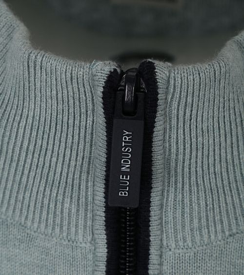 Jersey Half Zip de Blue Industry en verde claro Product / Detail