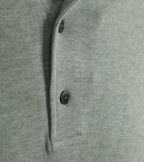 Polo de manga larga Profuomo Luxury Basic en verde Product / Detail
