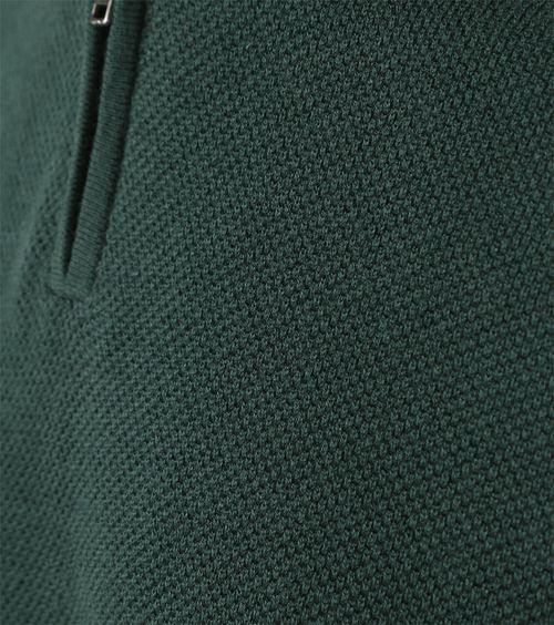 Maglione McGregor Half Zip in misto lana merino verde pino Product / Detail