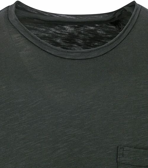T-Shirt No Excess Slubs Steel Product / Detail