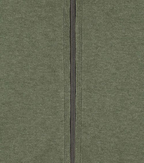 Casa Moda Cardigan Zippé Vert Product / Detail