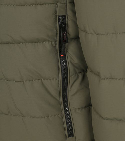 Superdry Fuji Veste Bouffante Vert Olive Product / Detail