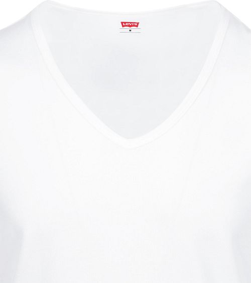 Levi's T-Shirt V-ringad Vit 2-Pack Product / Detail