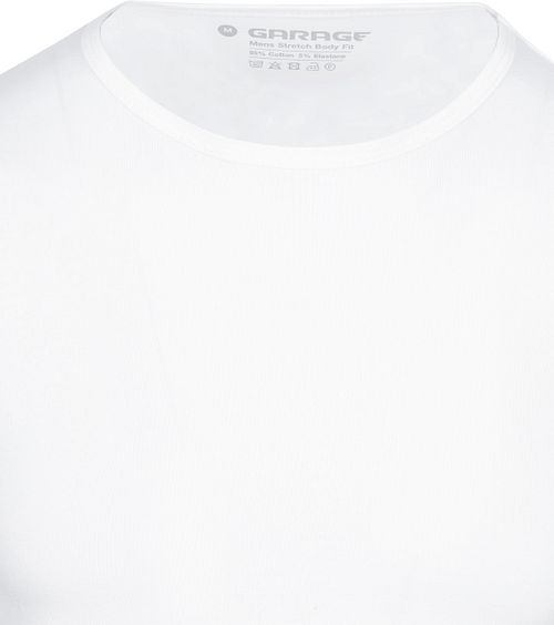 Garage Basic T-shirt Långärmad Vit Product / Detail