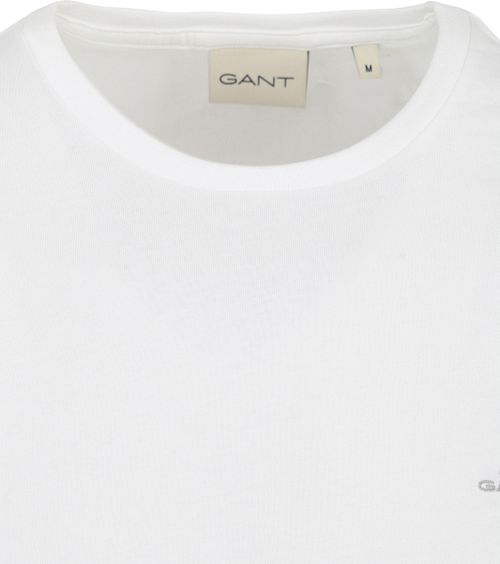 Gant T-shirt Sköldlogga Vit Product / Detail