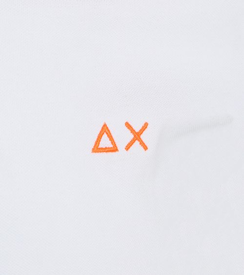 Sun68 Poloshirt Big Stripe Fluo Weiß Product / Detail