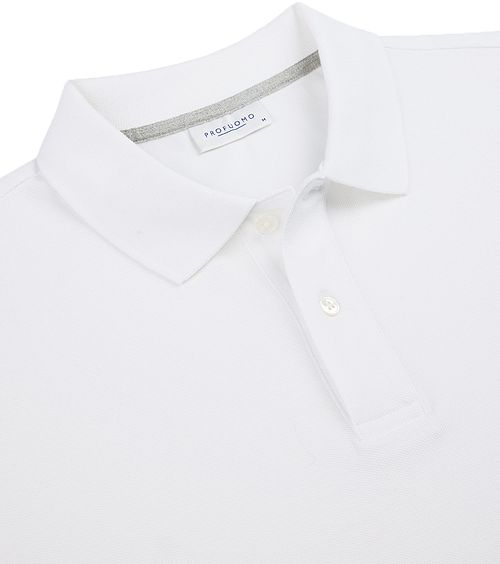 Profuomo Piqué Polo Shirt White Product / Detail
