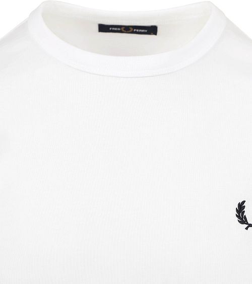 Fred Perry Ringer T-Shirt Wit Product / Detail