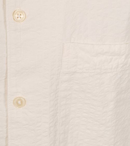 Marc O'Polo Hemd Short Sleeves Seersucker Off White Product / Detail