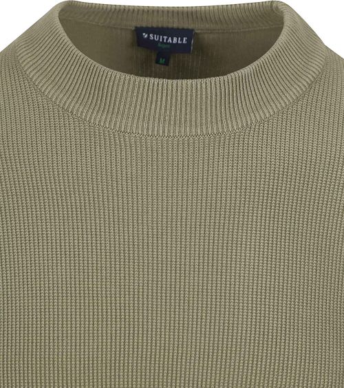 Suitable Respect Mamase Sweter Mid Zielony Product / Detail