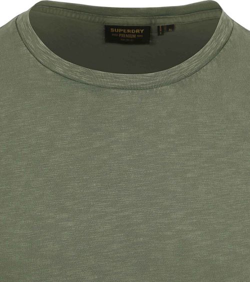 Superdry Slub T-Shirt Melange oliwkowozielony Product / Detail