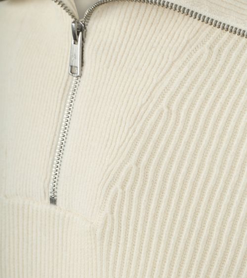 Marc O'Polo sweter half zip ecru Product / Detail