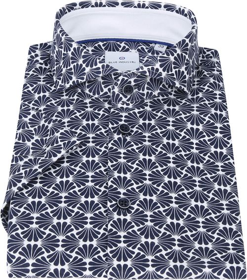 Blue Industry Overhemd Short Sleeve Navy Product / Detail