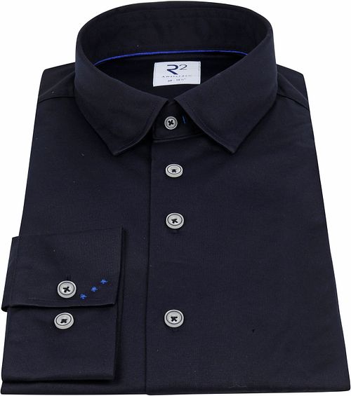 R2 Chemise Uni Bleu Foncé Product / Detail