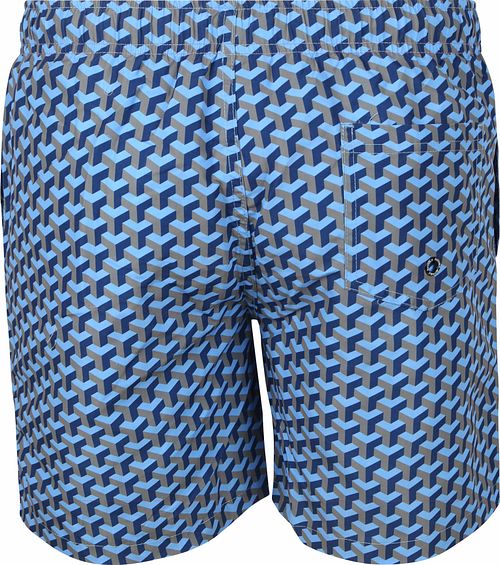 Suitable Badeshorts Druck Navy Product / Achterkant