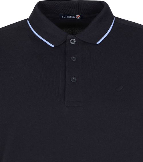 Suitable Poloshirt Tip Ferry Navy Blau Product / Detail