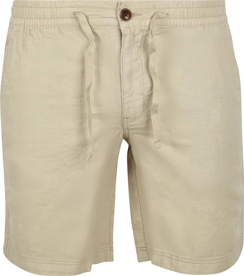 Superdry Short in lino Linen Merchant Abbey Stone Product