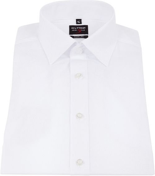 OLYMP Chemise Level 5 Manches Courtes Blanc Product / Detail
