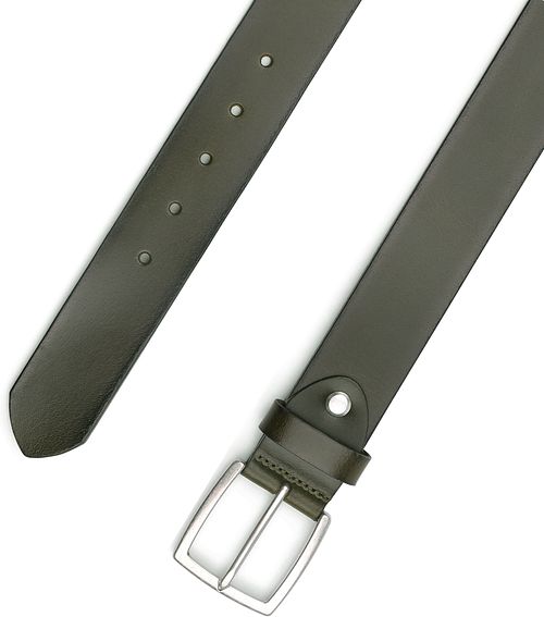 Suitable Leren Riem Groen Washed Product / Detail