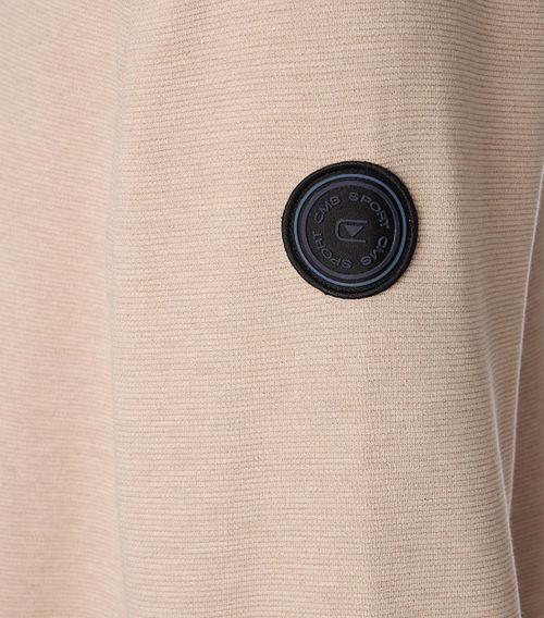 Sweatshirt Half Zip CASAMODA beige Product / Detail