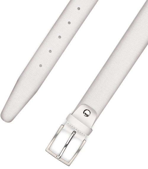 Cintura Suitable in pelle testurizzata bianca Product / Detail