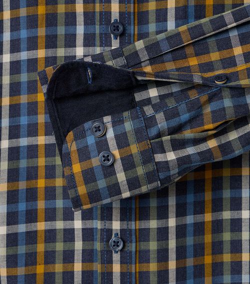 Camicia CASAMODA a quadri blu navy Product / Detail