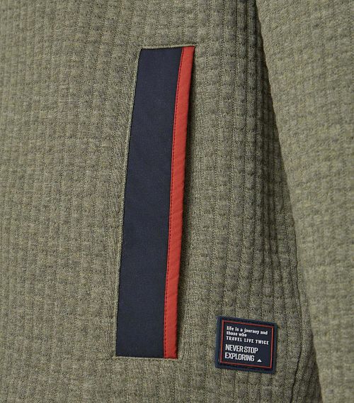 CASAMODA Cardigan Zippé Vert Product / Detail