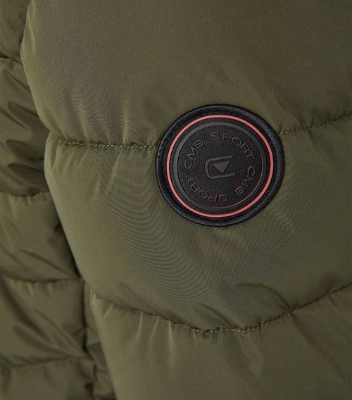 CASAMODA Jacket Hooded Puffer Olive Green Product / Detail