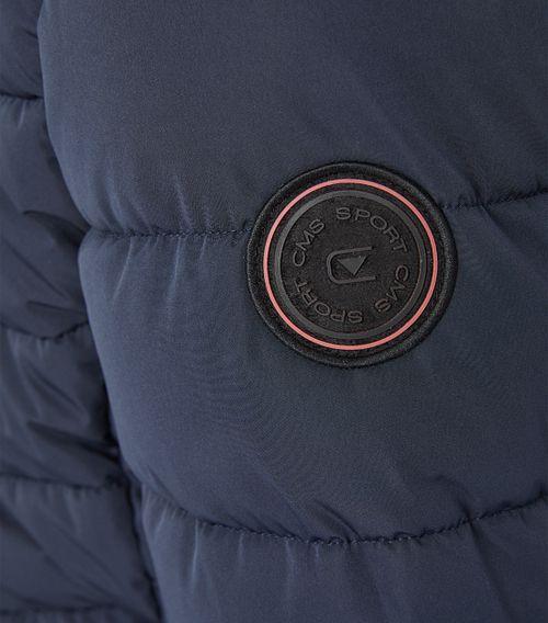 Giacca Puffer con Cappuccio CASAMODA Blu Navy Product / Detail