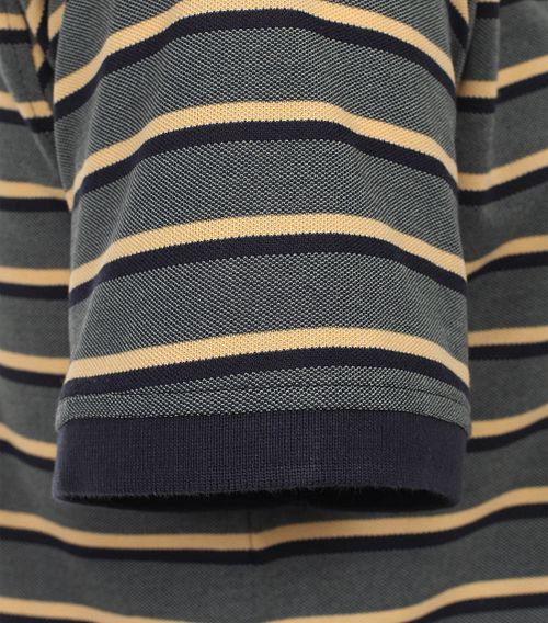 Casa Moda Poloshirt Strepen Groen Product / Detail