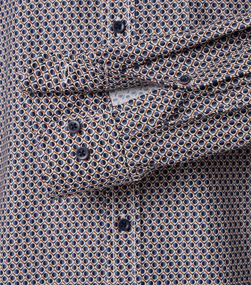 Casa Moda Freizeithemd Druck Blau Product / Detail