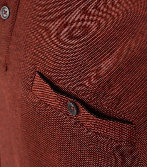 Casa Moda Polo LS Mørkerød Product / Detail