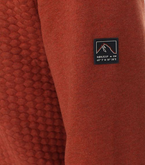 Casa Moda Halfzip Trui Structuur Rood Product / Detail