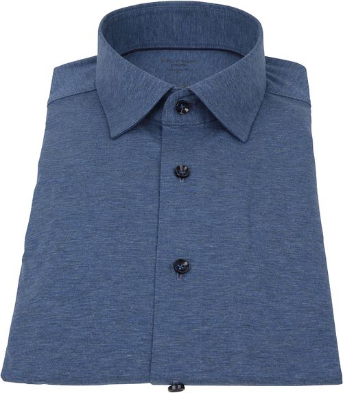 OLYMP Luxor Jersey Stretch Hemd 24/Seven Donkerblauw Product / Detail