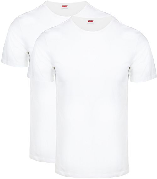 Levi's T-skjorte Solid Crew Hvit 2-pakning Product