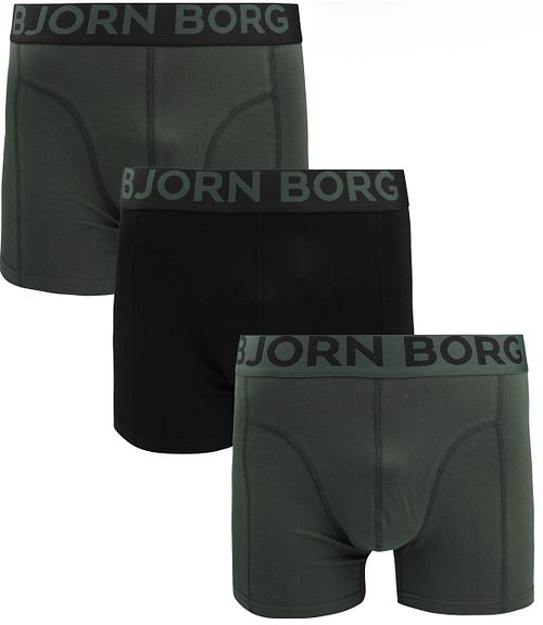 Bjorn Borg Boxer Green confezione da 3 paia Product