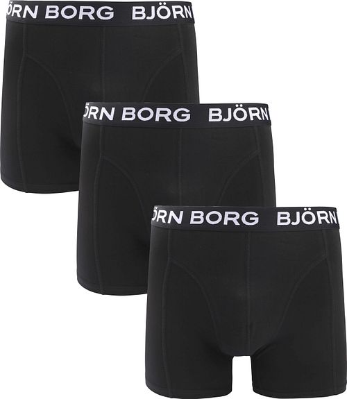 Bjorn Borg Boxers Cotton Stretch 3-Pack Black Product