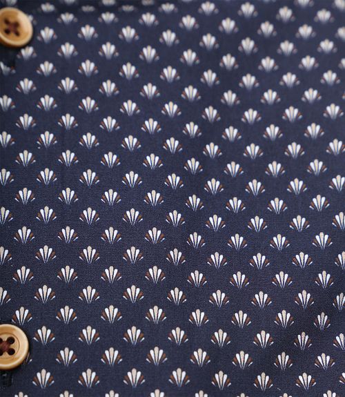Suitable Camicia con stampa blu scuro 267-10 Product / Detail