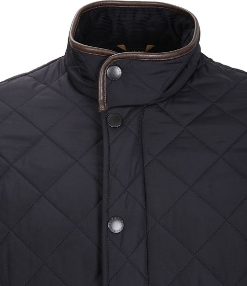 Barbour Pikowana kurtka Powell granatowa Product / Detail