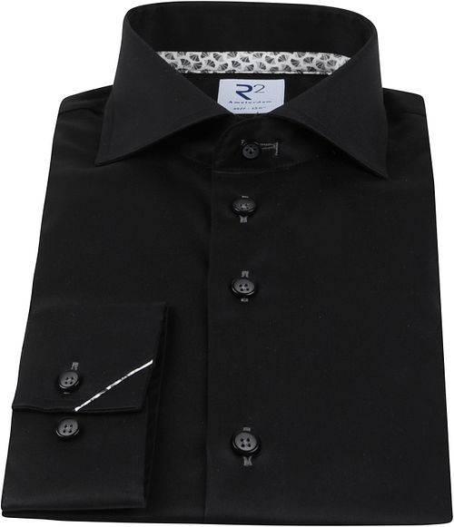 Koszula R2 z ekstra długimi rękawami w kolorze czarnym Product / Detail