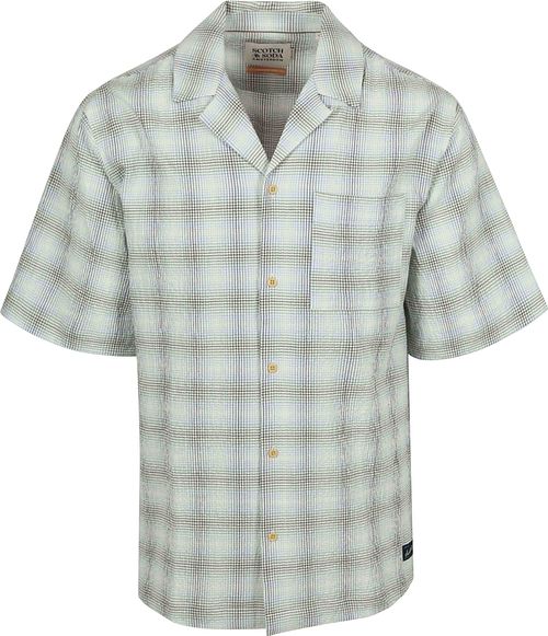 Koszula z krótkim rękawem Scotch and Soda z seersucker w kratę, multicolor Product