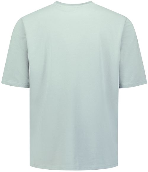 T-shirt No Excess Basic w jednolitym niebieskim kolorze Product / Achterkant