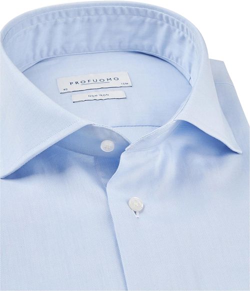Profuomo Skjorta Cutaway Blue Product / Detail