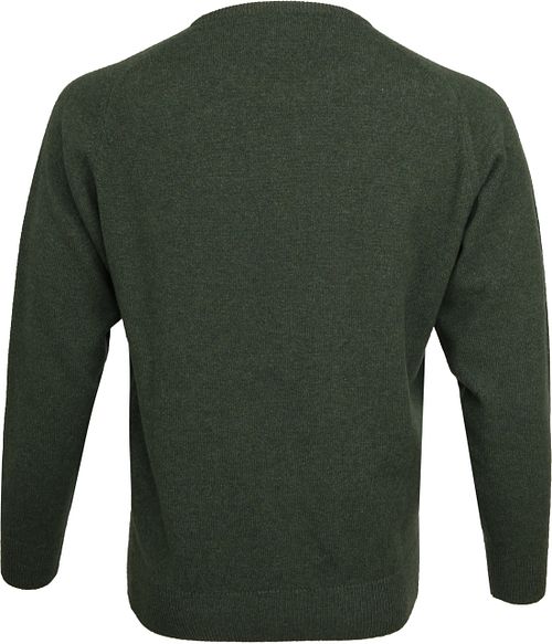 William Lockie Rosmarin Lambswool Grønn Product / Achterkant