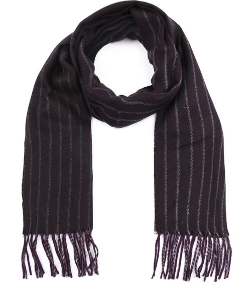 Suitable Bufanda para hombre morada a rayas 18-19 Product