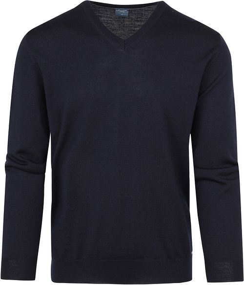 Sweter OLYMP z wełny merino, granatowy Product