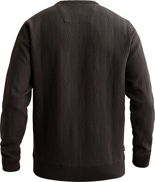 PME Legend Jacquard Structure Pullover Anthrazit