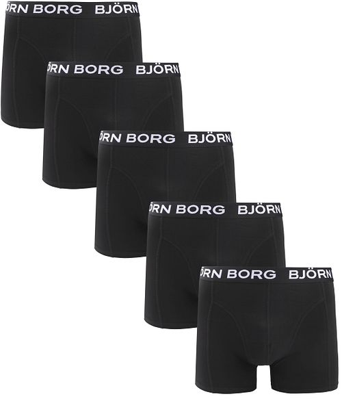 Björn Borg Boxershorts i Bomullsstretch 5-pack Svart Product