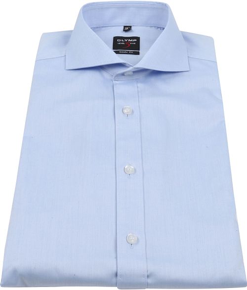 OLYMP Chemise Level 5 Bleu Clair Coupe Body Product / Detail