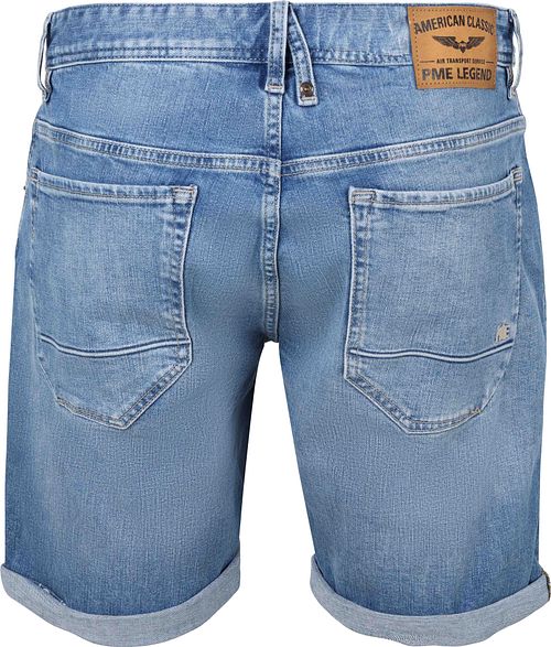 Pantalones cortos vaqueros Wingload de PME Legend en azul LIC Product / Achterkant